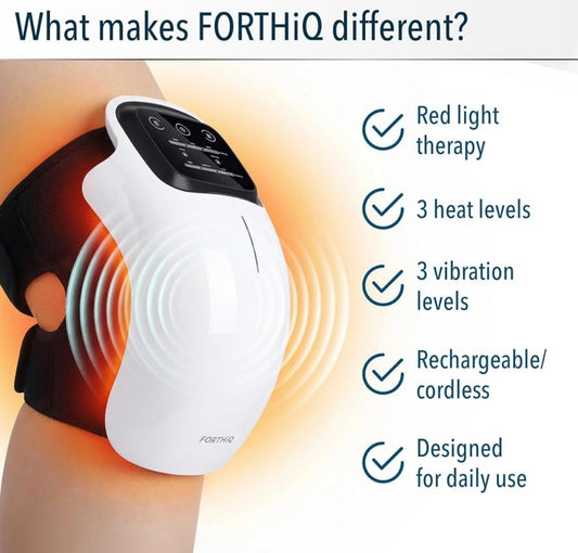 Virellā¢ļø Electric Premium Knee Relief Massage Machine With Infrared Therapy
