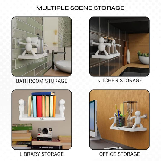 Virellβ’οΈ Wall Mounted Bathroom Shelf Holder