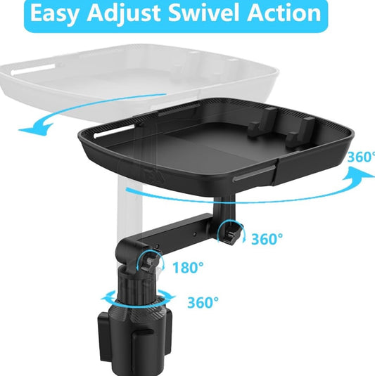Virellβ’οΈ Rotatable Car Phone Holder & Food Tray Stand