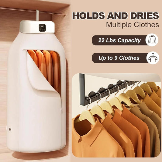 Virell™️ 3 in 1 Quick Hanging Clothes Dryer + Straightener