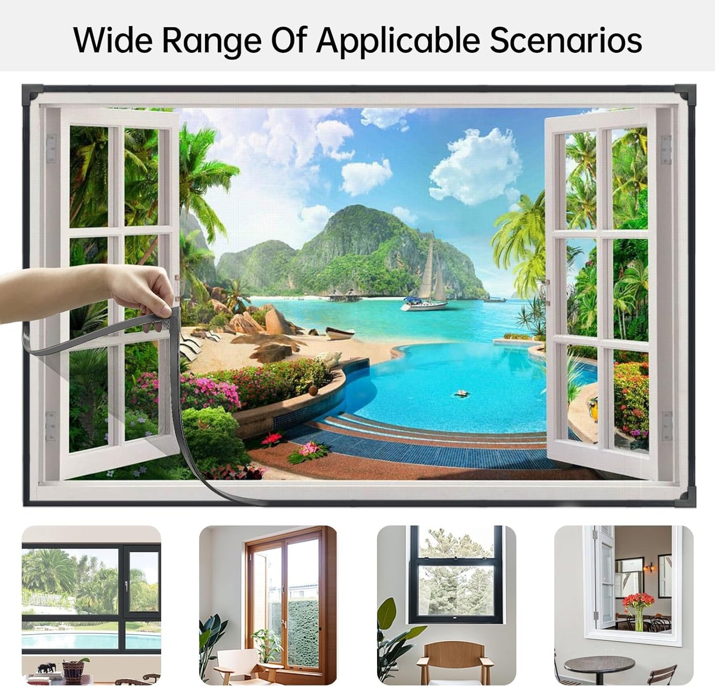 Virell™️ Anti Mosquito Magnetic Window Screen Shield Pro