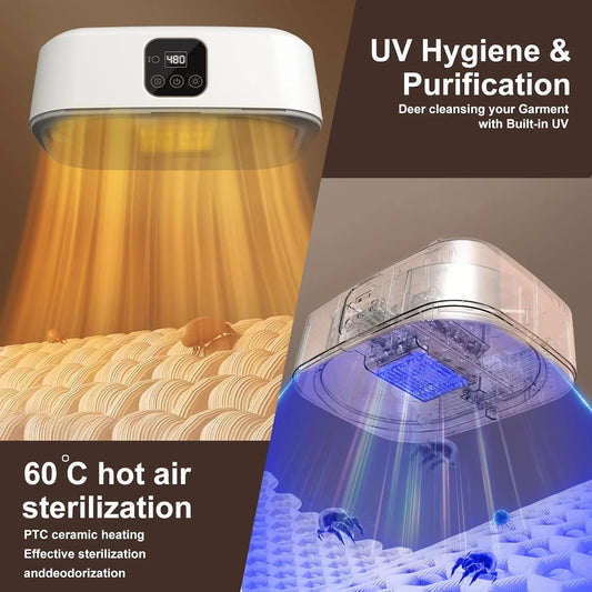 Virellβ’οΈ 3 in 1 Quick Hanging Clothes Dryer & Straightener Machine