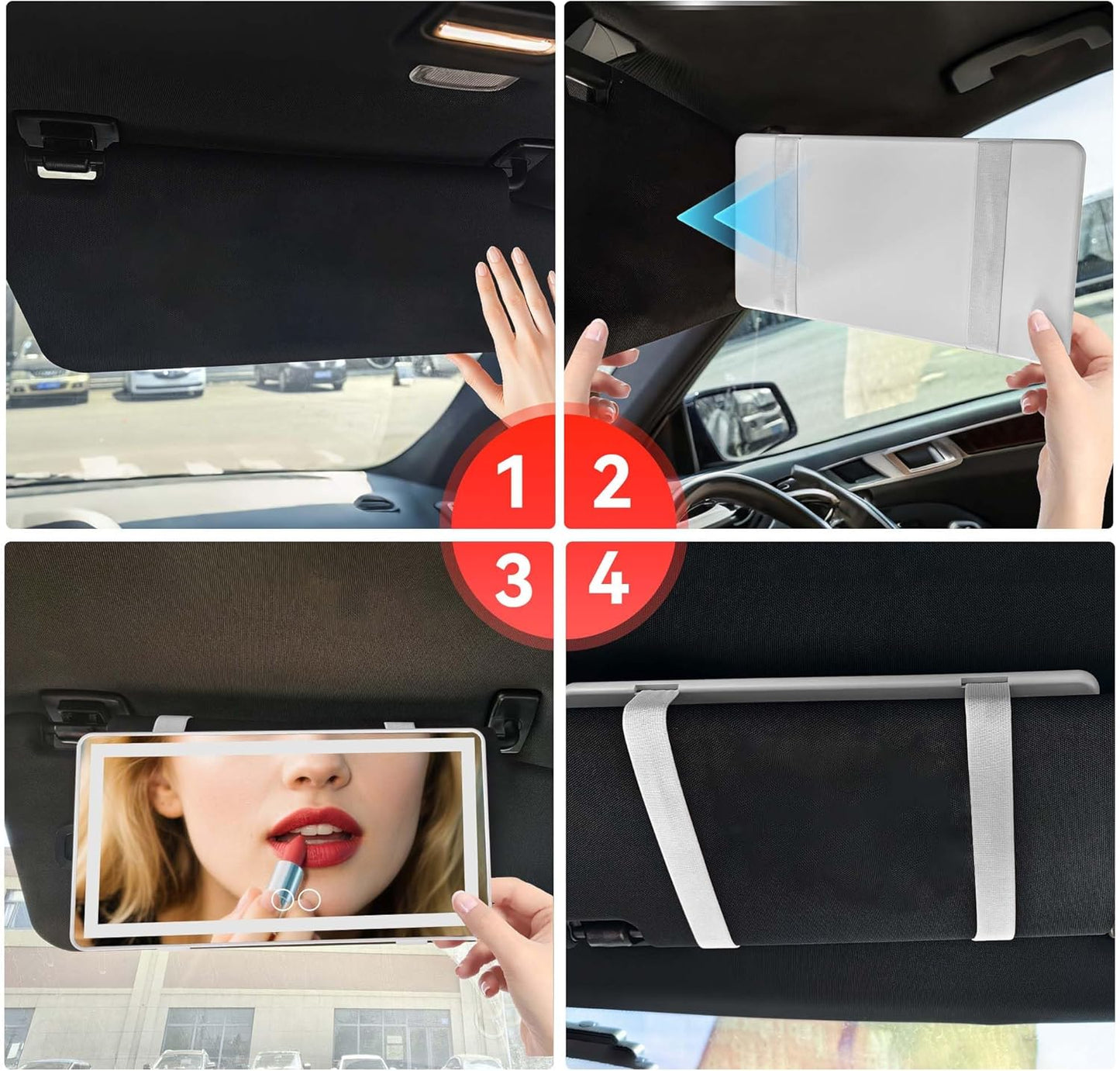 Virell™️ Touch LED Car Vanity Mirror For Him & Her