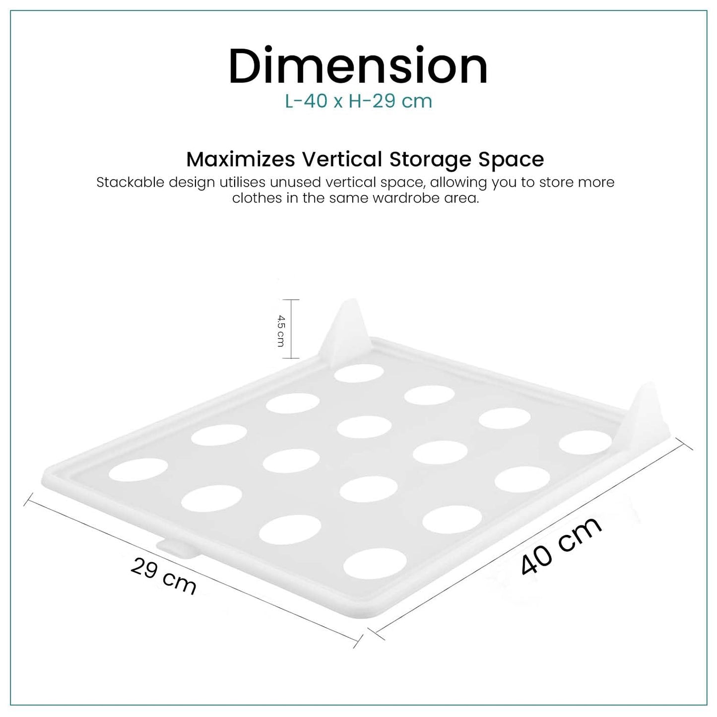 Virell™️ Stackable Space Saving Clothes Folder & Organizer