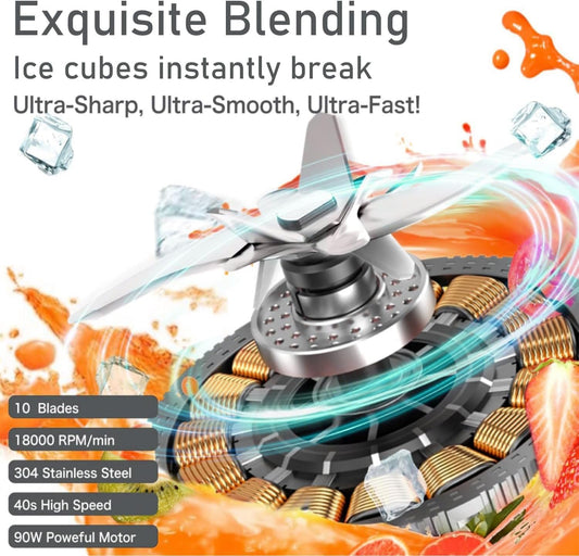 Virellā¢ļø 800ML Most Powerful Electric Portable Juicer With Sipper