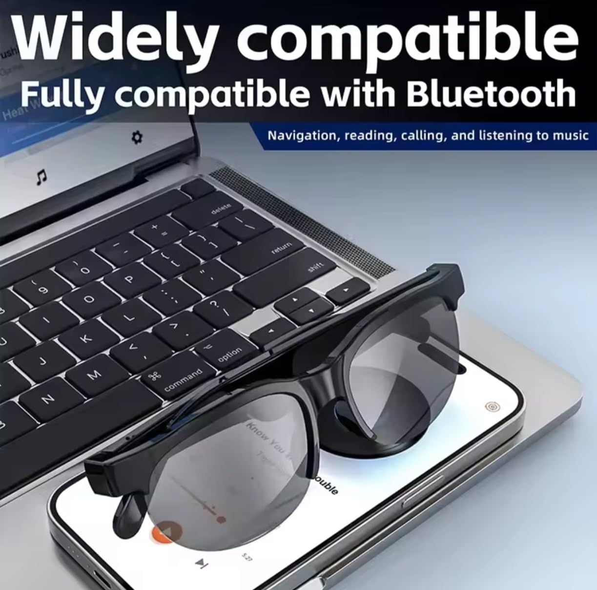 Virell™️ 4 in 1 Smart Wireless Bluetooth Sunglasses
