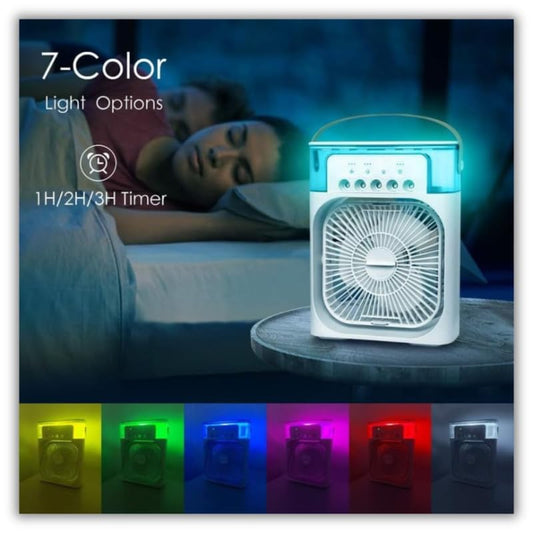 Virell™️ Air Cooling Ice Fan With 3 Wind Speeds & 7 Lights