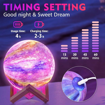 Virell™️ 3D Moonlight Night Lamp With Remote