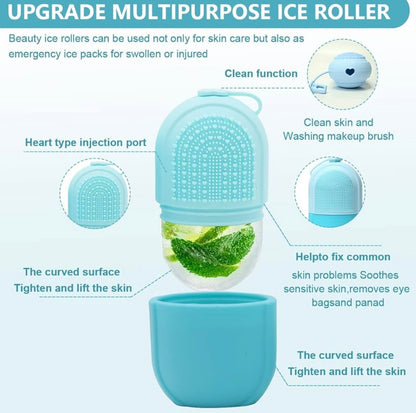 Virell™️ Ice Facial Mold Roller With Cleansing Brush