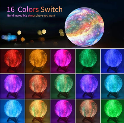 Virell™️ 3D Moonlight Night Lamp With Remote