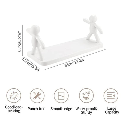 Virell™️ Wall Mounted Bathroom Shelf Holder