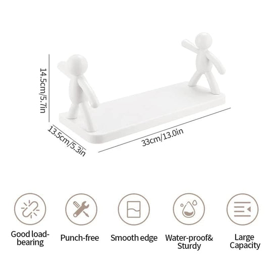Virell™️ Wall Mounted Bathroom Shelf Holder