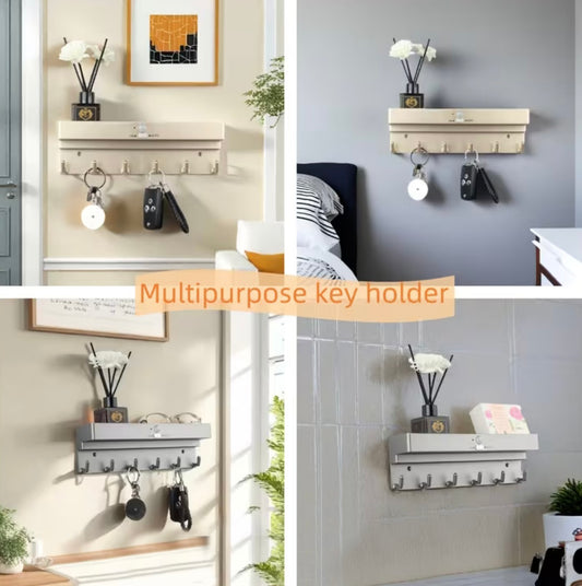 Virell™️ Wall Mount Shelf Holder With Motion Sensor LED Light