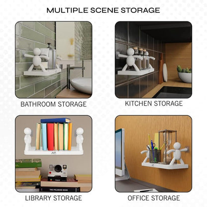 Virell™️ Wall Mounted Bathroom Shelf Holder