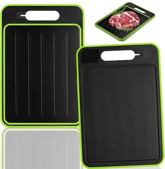 Virell™️ 4 in 1 Cutting Board & Defrost Tray & Knife Sharpener & Grinder
