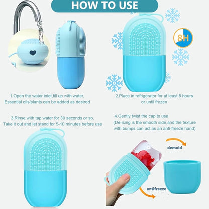 Virell™️ Ice Facial Mold Roller With Cleansing Brush