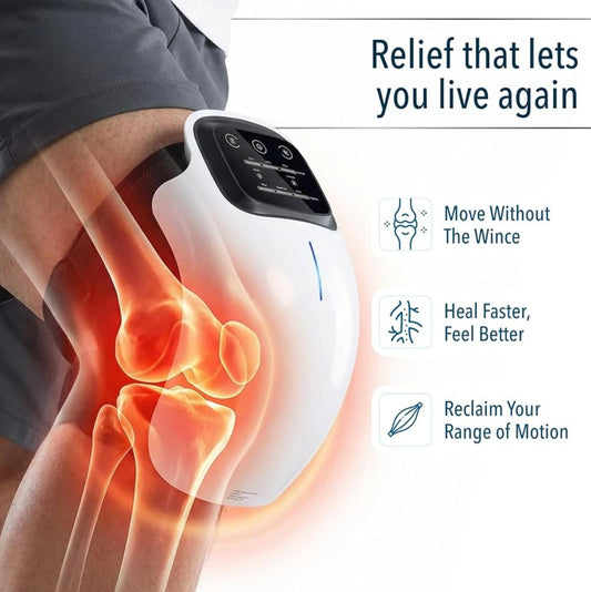 Virell™️ Electric Premium Knee Relief Massage Machine With Infrared Therapy