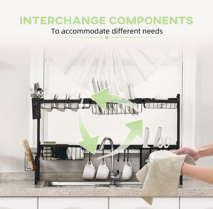 Virell™️ Adjustable Kitchen Over-Sink Dish Draining Rack