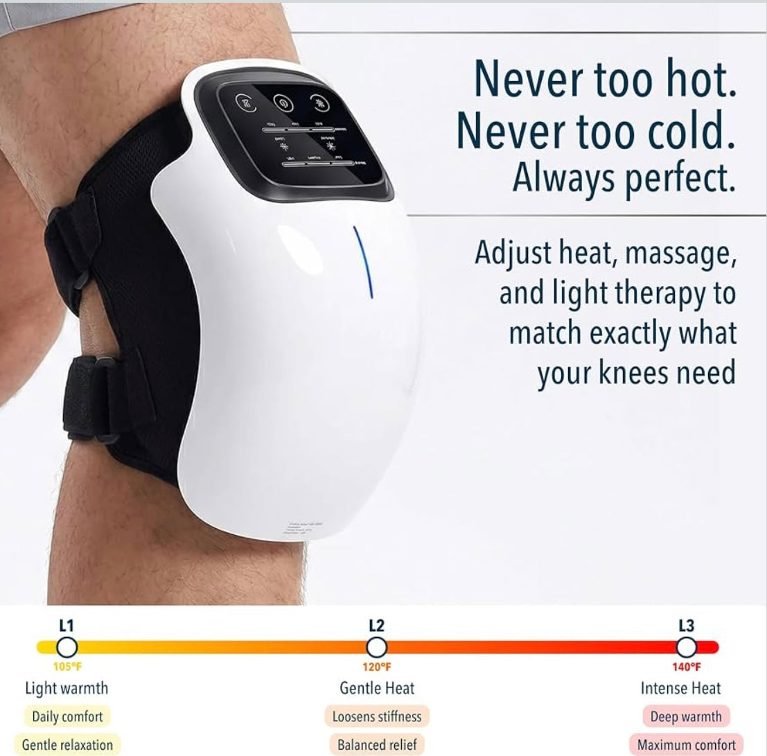 Virell™️ Electric Premium Knee Relief Massage Machine With Infrared Therapy