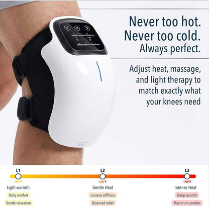 Virell™️ Electric Premium Knee Relief Massage Machine With Infrared Therapy