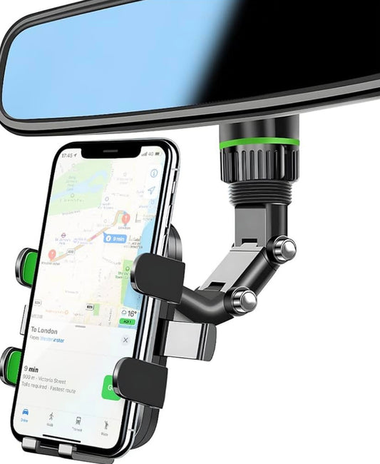 Virell™️ Rotatable & Adjustable Mirror Car Phone Holder