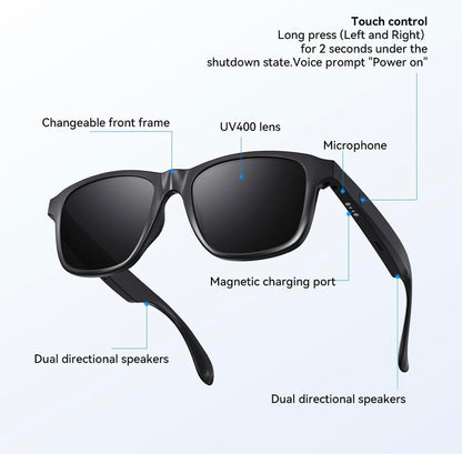 Virell™️ 4 in 1 Smart Wireless Bluetooth Sunglasses