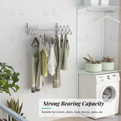 Virell™️ Premium Stainless Steel Retractable Clothes Drying Rack (125CM X 115CM)