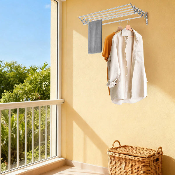 SpaceFlex Retractable Wall Drying Rack