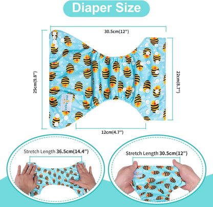 Virell™️ Baby Waterproof Reusable Washable Diapers