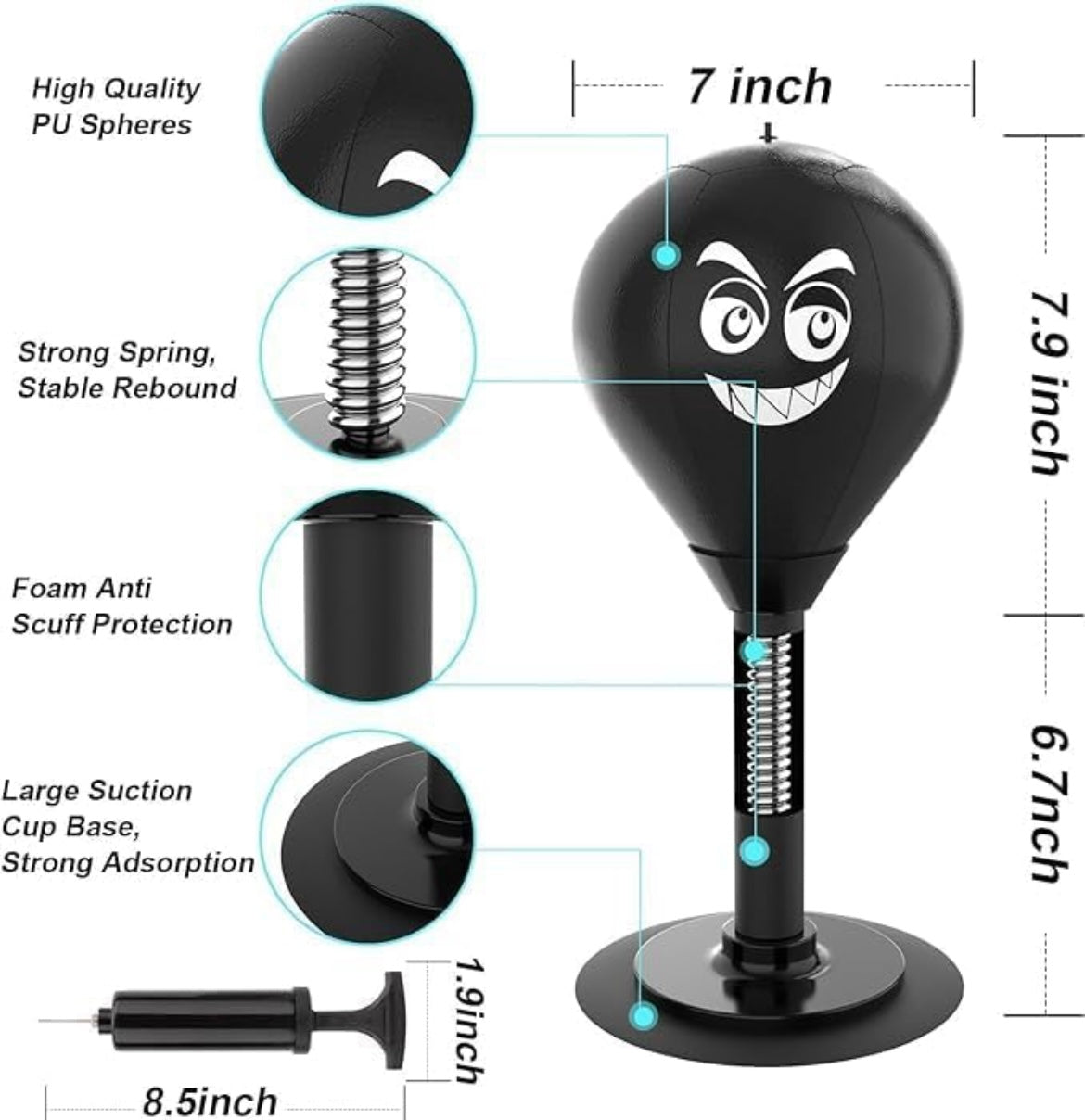 Virell™️ Stress Relief Suction Boxing Punching Bag
