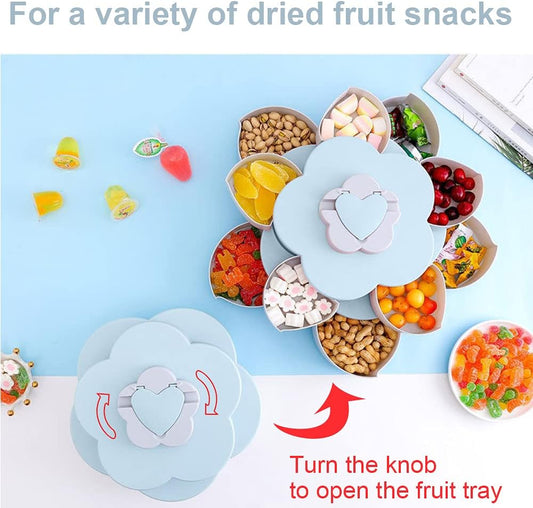 Virell™️ Smart Rotating Snack Organizer Tray
