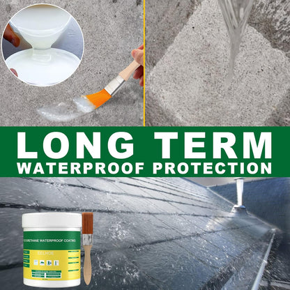 Virell™️ Polyurethane Waterproof Transparent Coating With Brush
