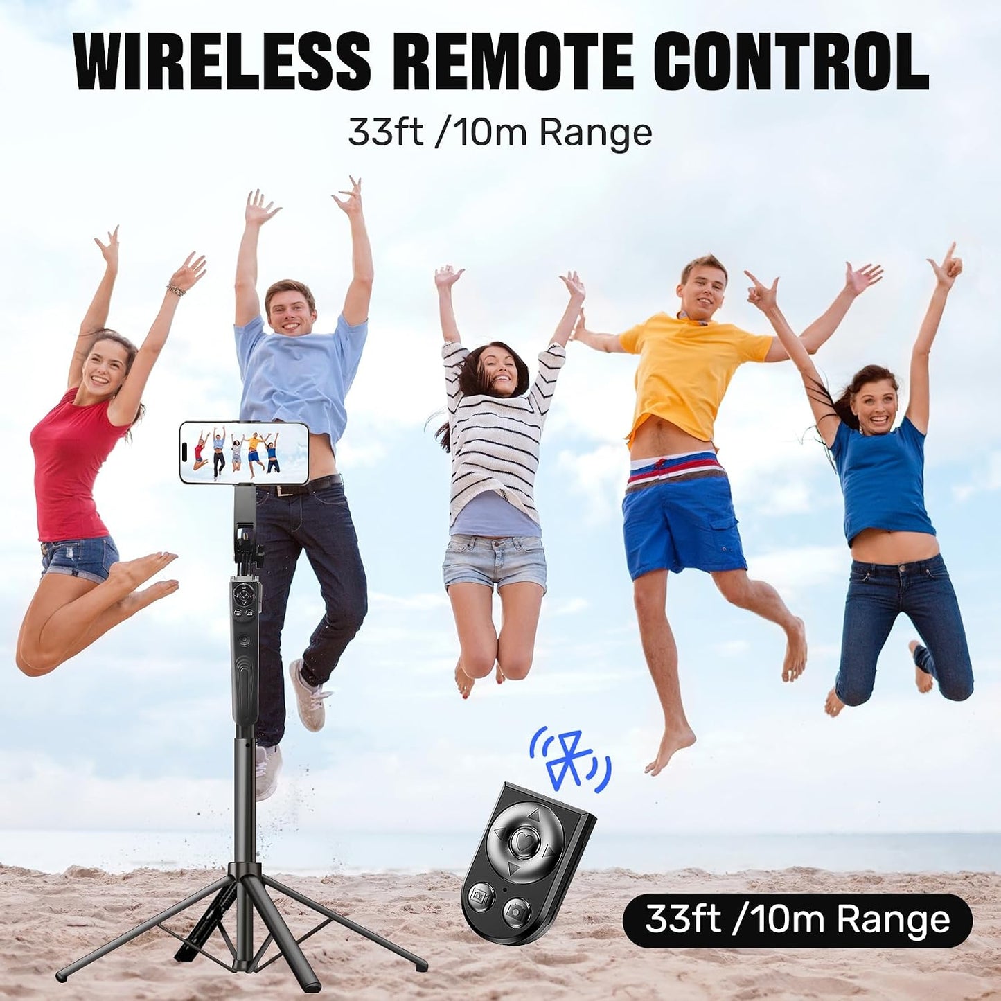 Virell™️ 360° Smart Creator Tripod Selfie With 2 Ring Lights & Wireless Remote