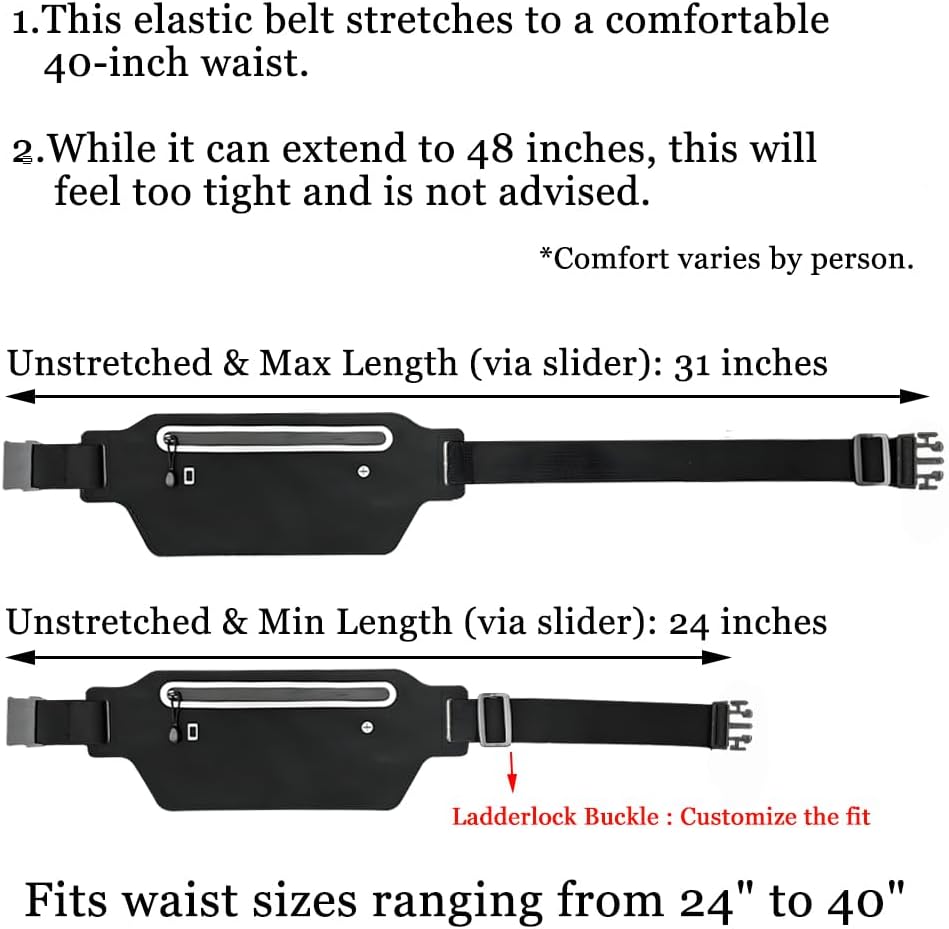 Virell™️ Unisex Waterproof Waist Sport Running Belt Bag