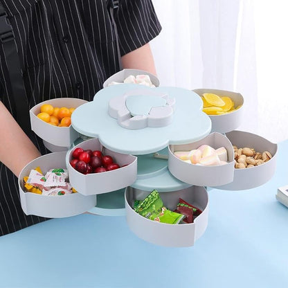Virell™️ Smart Rotating Snack Organizer Tray