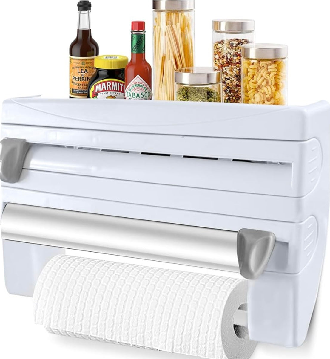 Virell™️ 4 in 1 Wall Mounted Foil Dispenser & Roll Holder
