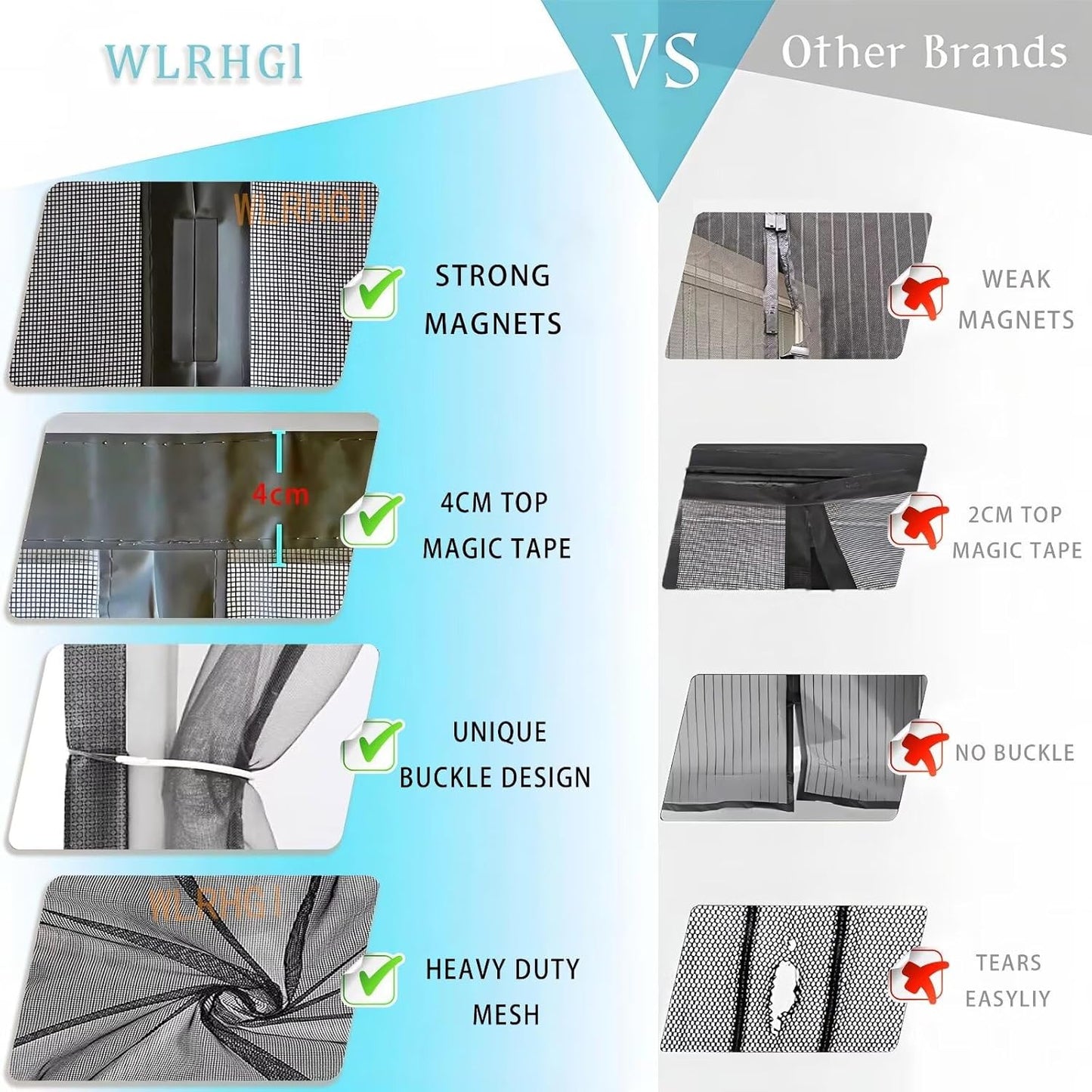 Virell™️ Magnetic Mesh Screen Door Shield
