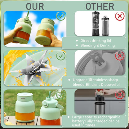 Virell™️ 800ML Most Powerful Electric Portable Juicer With Sipper