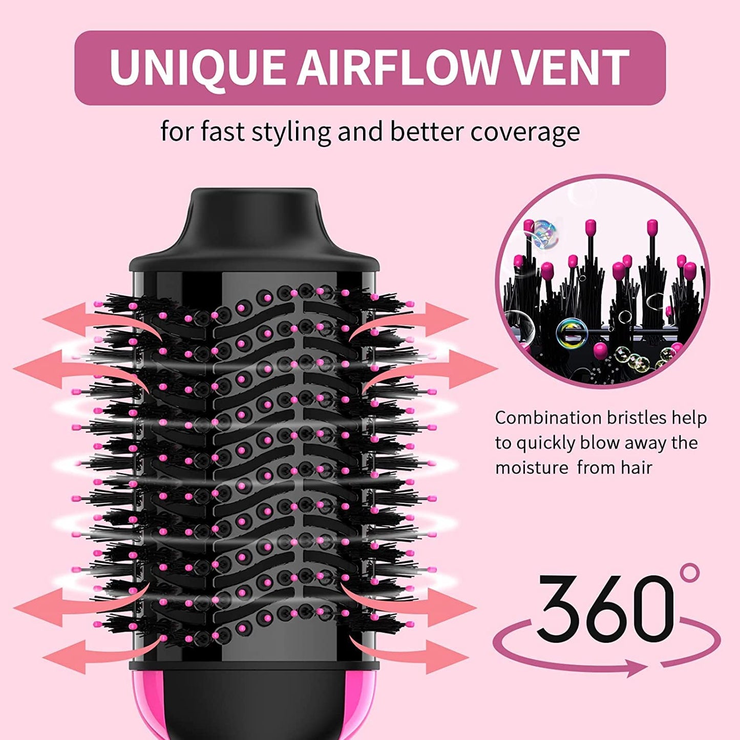 Virell™️ One Step Brand 4 in 1 Hair Dryer & Curler & Straightener & Volume Machine