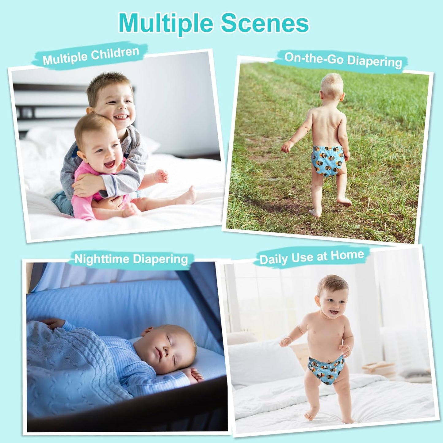 Virell™️ Baby Waterproof Reusable Washable Diapers