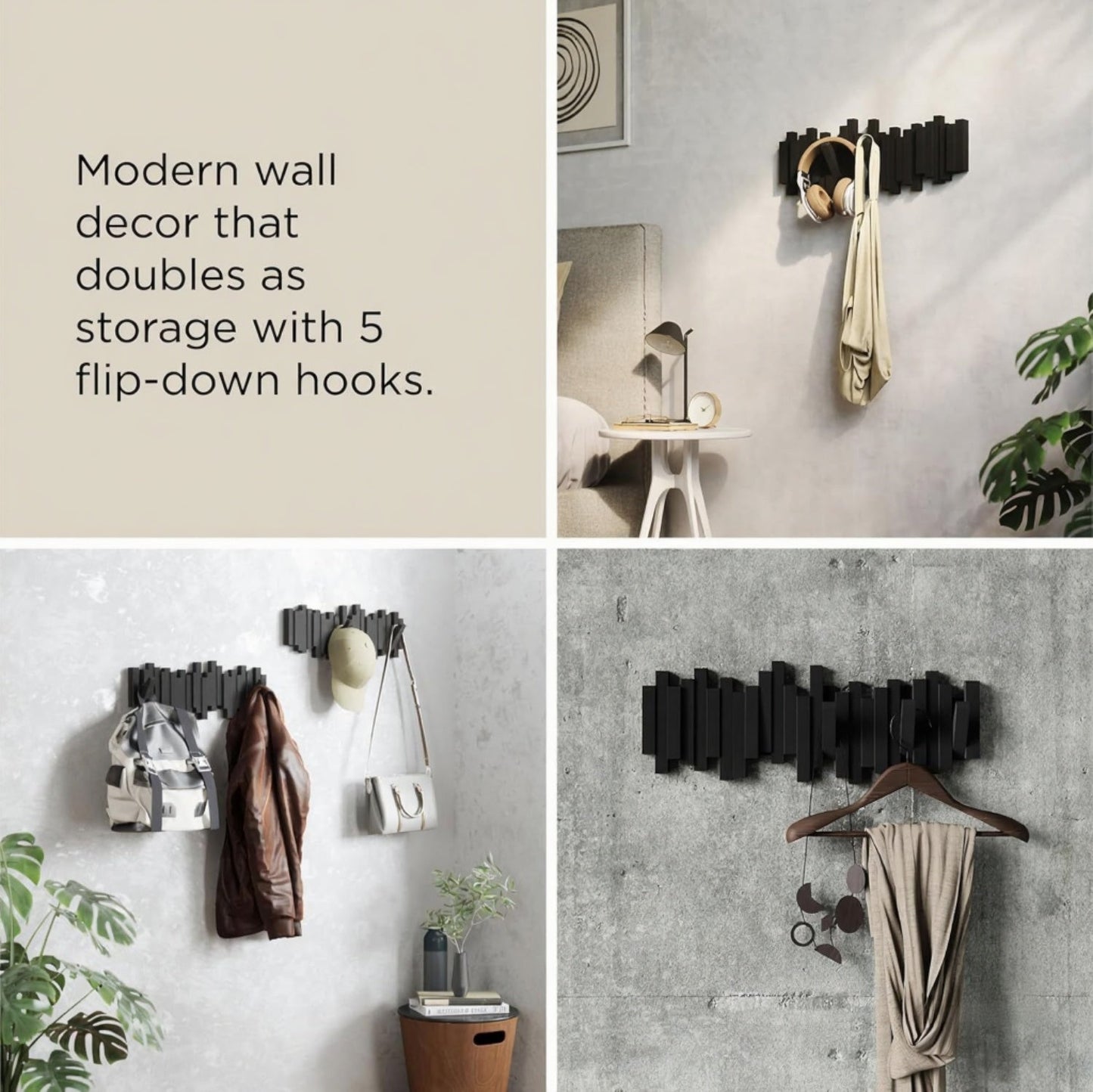 Virell™️ Wall Mounted Modern Hanging Hooks