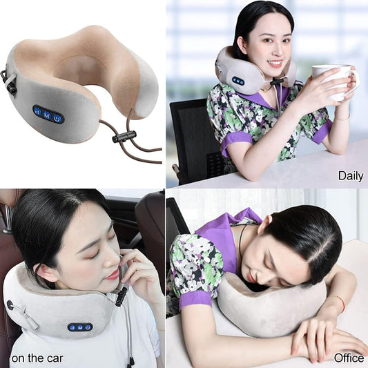 Virell™️ Electric U-Shape Neck Pillow & Massager For Home, Office & Travel