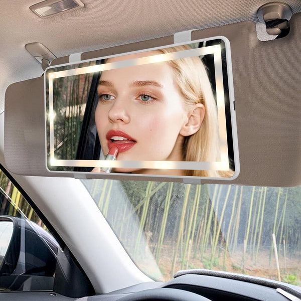 GlowRide LED Car Vanity Mirror