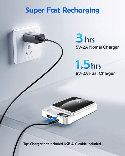 Virell™️ 10,000mAh Ultra Slim Wireless Fast Charging Power Bank