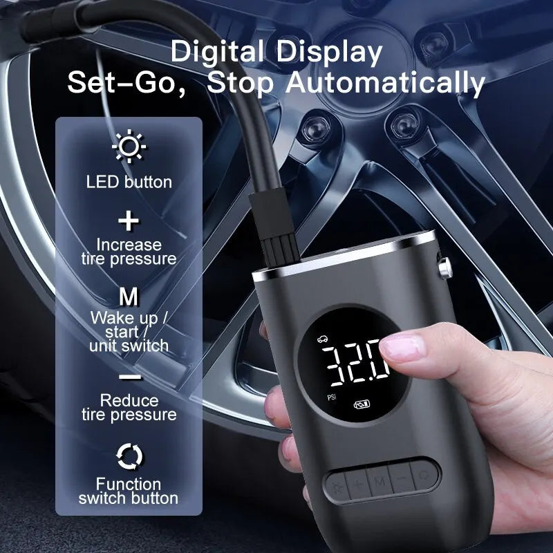 Virell™️ Portable Digital Car Air Pump Machine