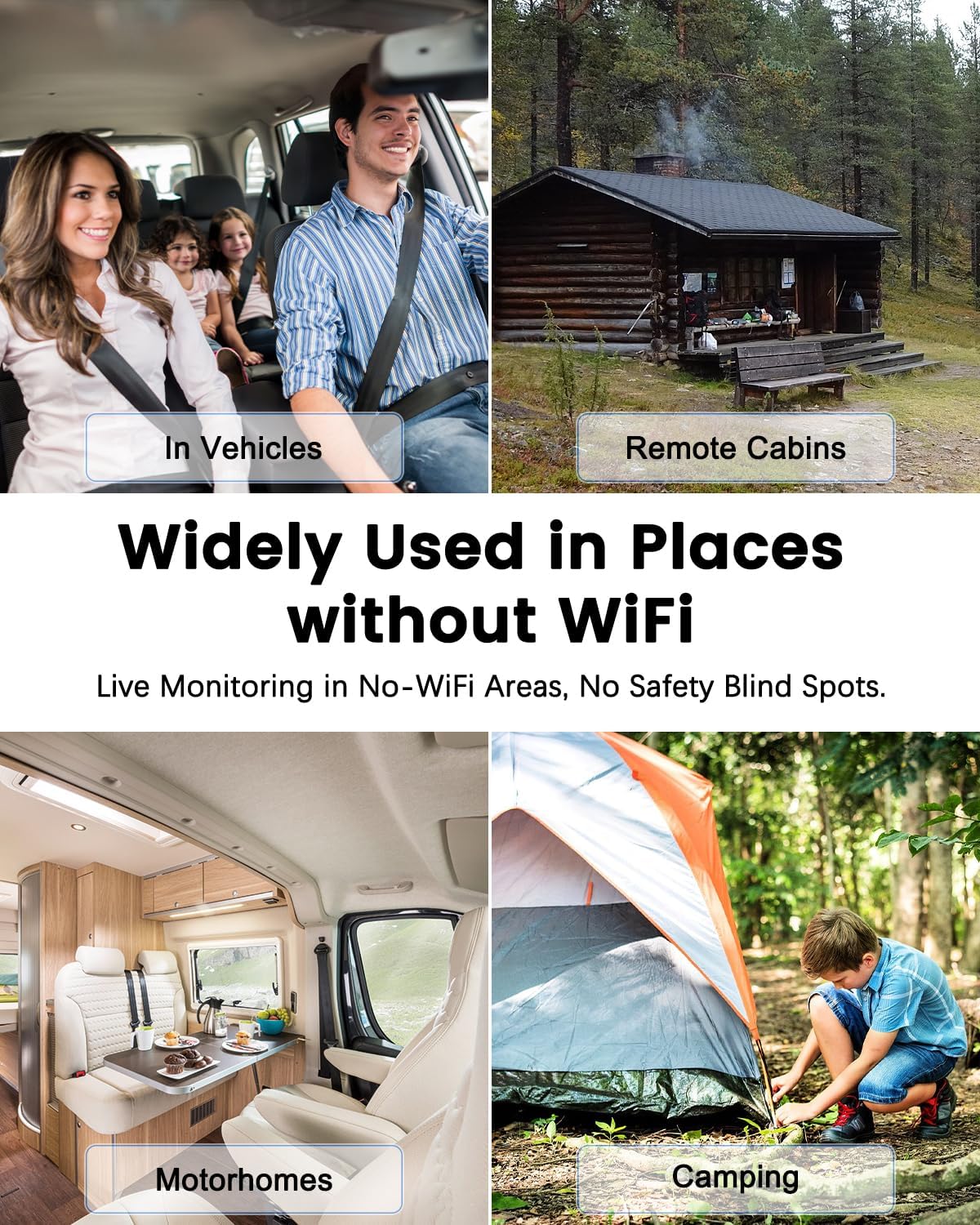 Virell™️ Smart 5,200mAh HD Portable Security Camera (No WiFi Needed)