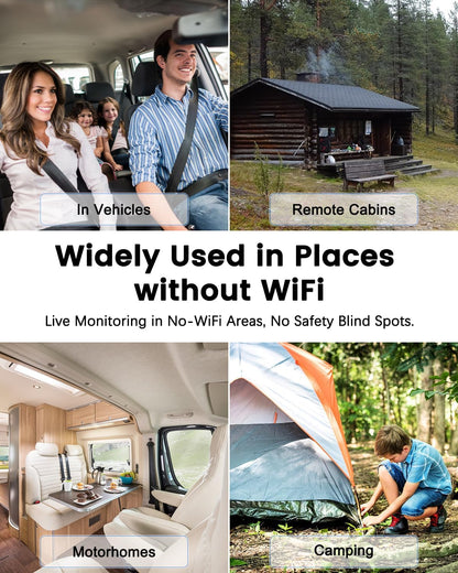 Virell™️ Smart 5,200mAh HD Portable Security Camera (No WiFi Needed)
