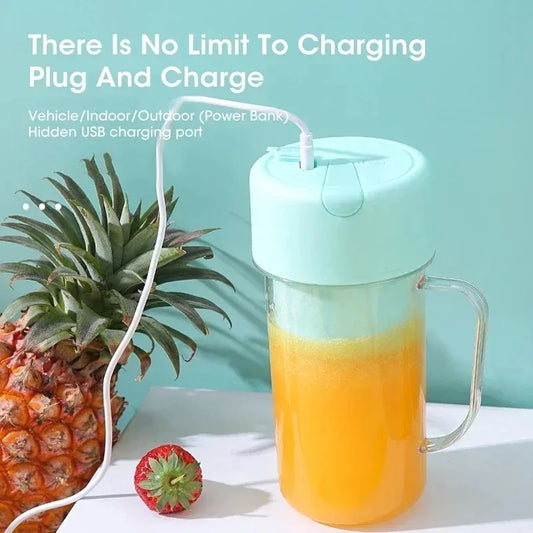 Virell™️ Electric Portable Smoothie Juicer Cup With Straw (420ML)