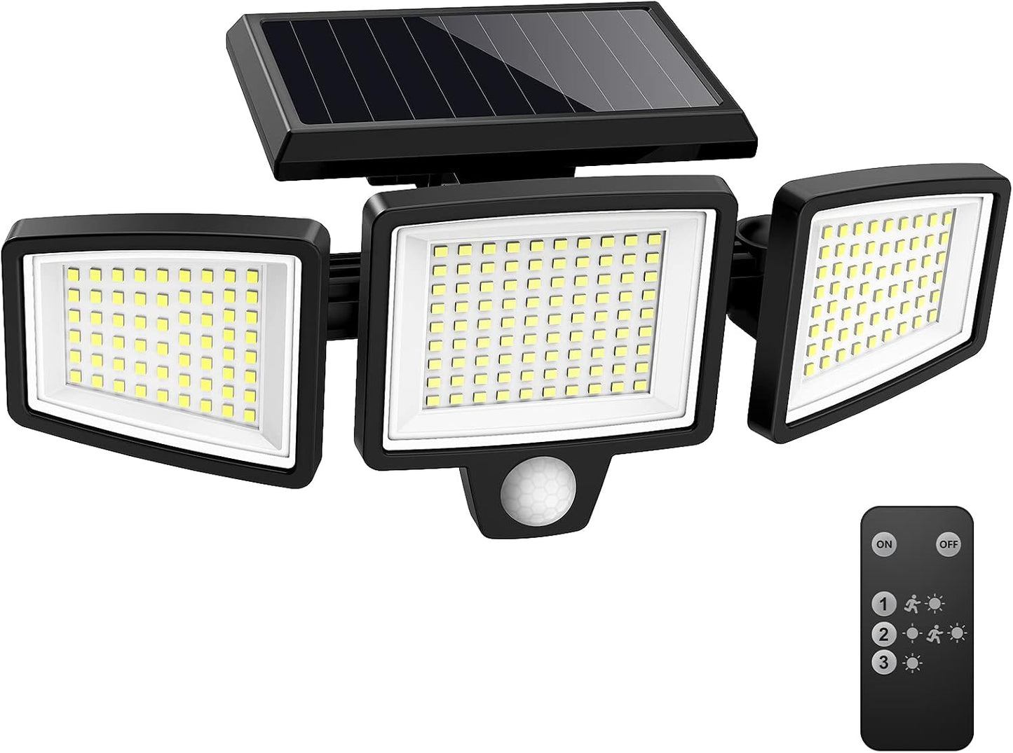 Virell™️ 2,500LM Powerful Solar Outdoor Wall Lights With Remote Control