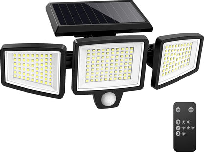 Virell™️ 2,500LM Powerful Solar Outdoor Wall Lights With Remote Control